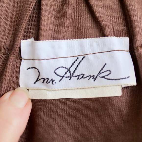 vtg MR HANK Velvet Moire Prairie Patchwork Maxi Skirt Hippie Gypsy Boho S/M EUC - Picture 9 of 10